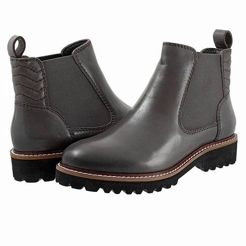 送料無料 ソフトウォーク SoftWalk レディース 女性用 シューズ 靴 ブーツ チェルシーブーツ アンクル Indy - Dark Grey