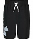 送料無料 アンダーアーマー Under Armour Kids 男の子用 スポーツ・アウトドア用品 キッズ 子供用水着 Big Logo Volley (Little Kids/Big Kids) - Black