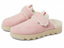  \ SOREL fB[X p V[Y C NbO Viibe(TM) Clog Suede Cozy - Vintage Pink/Natural