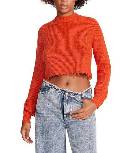 送料無料 スティーブマデン Steve Madden レディース 女性用 ファッション セーター Camille Sweater - Orange Dot Com