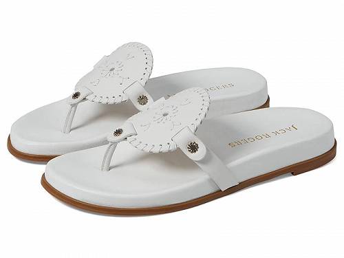 送料無料 ジャックロジャース Jack Rogers レディース 女性用 シューズ 靴 サンダル Collins Casual Sandal - White