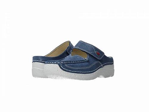 送料無料 ウォーキー Wolky レディース 女性用 シューズ 靴 クロッグ Roll Slipper - Denim Caviar