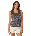  bL[uh Lucky Brand fB[X p t@bV uEX Printed Geo Embroidered Tank - Black Multi