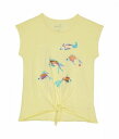 送料無料 ピーク PEEK 女の子用 ファッション 子供服 Tシャツ Fish Embroidered Tie Front Top (Toddler/Little Kids/Big Kids) - Yellow