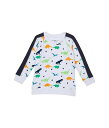 送料無料 Chaser Kids 男の子用 ファッション 子供服 セーター Dino Pullover (Little Kids/Big Kids) - White