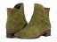 送料無料 コールハーン Cole Haan レディース 女性用 シューズ 靴 ブーツ アンクル ショートブーツ Wylie Water Resistant Bootie 45 mm - Water Resistant Dark Olive Suede/Dark Brown