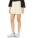 送料無料 リーバイス Levi&#039;s(R) Premium レディース 女性用 ファッション スカート Button Front Skirt - Citronelle Fresh Corduroy