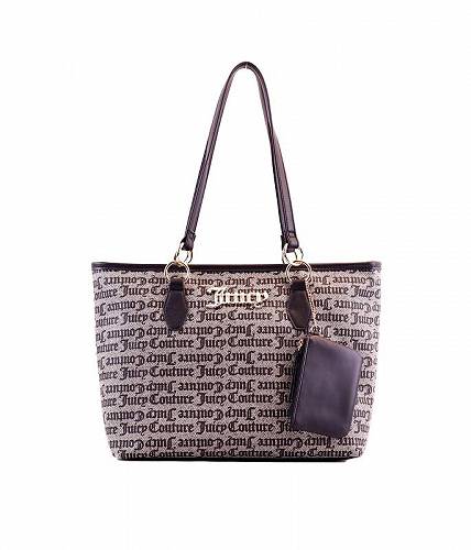 送料無料 ジューシークチュール Juicy Couture レディース 女性用 バッグ 鞄 トートバッグ バックパック リュック Medium Tote - Black Beige