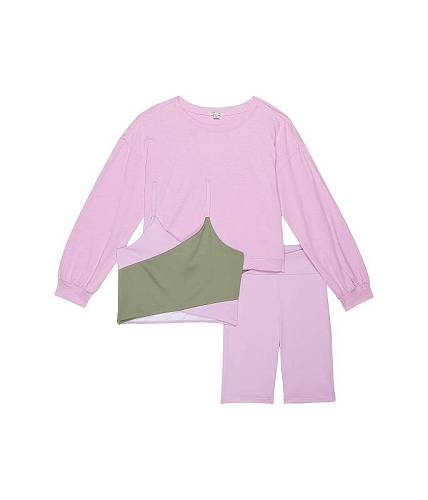 送料無料 HABITUAL girl 女の子用 ファッション 子供服 セット Three-Piece Active Set (Big Kids) - Purple