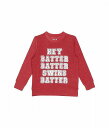 送料無料 Chaser Kids 男の子用 ファッション 子供服 パーカー スウェット RPET Cozy Knit Crew Neck Pullover Sweater (Little Kids/Big Kids) - Cardinal