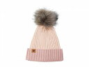 送料無料 オーバーメイヤー Obermeyer レディース 女性用 ファッション雑貨 小物 帽子 ビーニー ニット帽 Denver Faux Fur Pom Beanie - Pink Sand