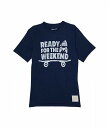 送料無料 オリジナルレトロブランド The Original Retro Brand Kids キッズ 子供用 ファッション 子供服 Tシャツ Cotton Ready For The Weekend Crew Neck Tee (Big Kids) - Navy