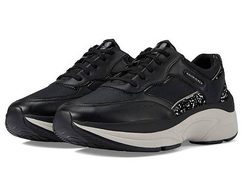 送料無料 ロックポート Rockport レディース 女性用 シューズ 靴 スニーカー 運動靴 Prowalker Lace-Up - Black Leather/Textile Eco