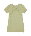 送料無料 HABITUAL girl 女の子用 ファッション 子供服 ドレス A-Line Puff Sleeve Dress (Toddler/Little Kids) - Olive