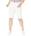  GkCfB[WF[ NYDJ Plus Size fB[X p t@bV V[gpc Zp Plus Size Tailored Bermuda Shorts in Optic White - Optic White