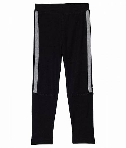 ̵ Chaser Kids λ եå Ҷ ѥ ܥ RPET Bliss Knit Blocked Extended Cuff Joggers/Strappings (Toddler/Little Kids) - True Black/Heather Grey