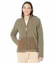  Madewell fB[X p t@bV AE^[ WPbg R[g WPbg Essential Full Zip Fleece - Pressed Sage