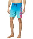  n[[ Hurley Y jp X|[cEAEghApi  Phantom-Eco Nascar Flames 18&quot; Boardshorts - Arctic Neon