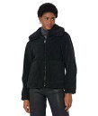  TGf} Sam Edelman fB[X p t@bV AE^[ WPbg R[g Short Front Zip Teddy Coat with Patch Pockets - Black