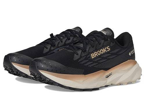 送料無料 ブルックス Brooks メンズ 男性用 シューズ 靴 スニーカー 運動靴 Cascadia 19 GTX(R) - Black/Ebony/Chateau Gray