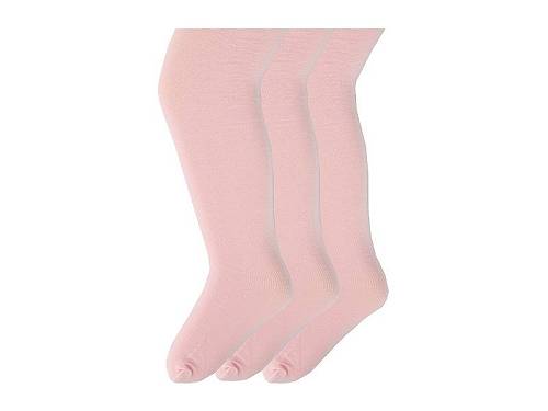  WFtF[Y\bNX Jefferies Socks ̎qp t@bV q XgbLO Pima Cotton Tights 3-Pack (Infant/Toddler/Little Kid/Big Kid) - Pink