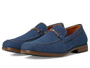 送料無料 ステーシーアダムス Stacy Adams メンズ 男性用 シューズ 靴 ローファー Richardson Moc Toe Slip-On - Nav...