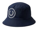 楽天グッズ×グッズ送料無料 フレッドペリー Fred Perry メンズ 男性用 ファッション雑貨 小物 帽子 バケットハット Circle Brand Ripstop Bucket Hat - Navy
