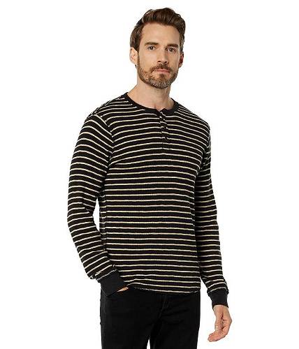 送料無料 ラッキーブランド Lucky Brand メンズ 男性用 ファッション Tシャツ Garment Dye Thermal Stripe Henley - Multi