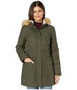  [oCX Levi&#039;s(R) fB[X p t@bV AE^[ WPbg R[g _EEEC^[R[g Coated Cotton Parka with Sherpa and Faux Fur Hood - Army Green