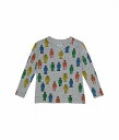 送料無料 Chaser Kids 男の子用 ファッション 子供服 Tシャツ Tri-Blend Long Sleeve Crew Neck Tee (Little Kids/Big Kids) - Streaky Grey