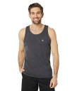 送料無料 ヴォルコム Volcom メンズ 男性用 ファッション タンクトップ Solid Heather Tank - Dark Black Heather ...