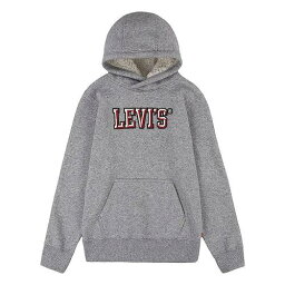 送料無料 リーバイス Levi&#039;s(R) Kids 男の子用 ファッション 子供服 パーカー スウェット Sherpa Lined Pullover Hoodie (Big Kids) - Gargoyle Cloud Heather