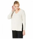 送料無料 スティーブマデン Steve Madden レディース 女性用 ファッション セーター Getting Warmer V-Neck Wide Ribbed Sweater - Light Sand