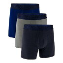 送料無料 アンダーアーマー Under Armour メンズ 男性用 ファッション 下着 Performance Cotton - Solid 6 In 3 P...