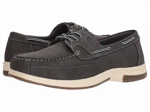 送料無料 デアスタッグズ Deer Stags メンズ 男性用 シューズ 靴 ボートシューズ Mitch Boat Shoe - Dark Grey Simulated Oiled Leather