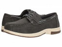  fAX^bOY Deer Stags Y jp V[Y C {[gV[Y Mitch Boat Shoe - Dark Grey Simulated Oiled Leather