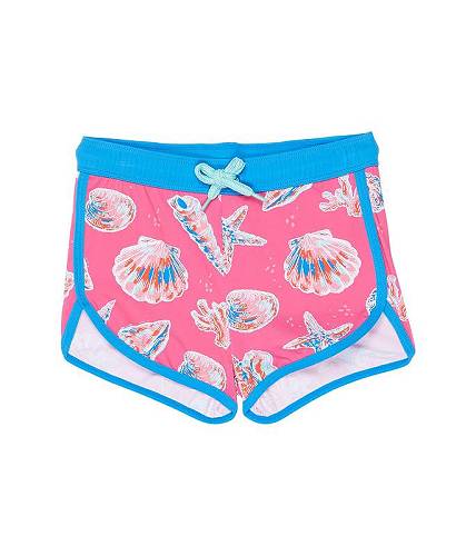 送料無料 Hatley Kids 女の子用 スポーツ・アウトドア用品 キッズ 子供用水着 Seashells Swim Shorts (Toddler/Little Kids/Big Kids) - Pink