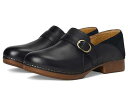 送料無料 ダンスコ Dansko レディース 女性用 シューズ 靴 ローファー ボートシューズ Margaret - Black Burnished Calf