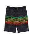 送料無料 オニール O&#039;Neill Kids 男の子用 スポーツ・アウトドア用品 キッズ 子供用水着 Hyperfreak Haleakala Boardshorts (Big Kids) - Rasta