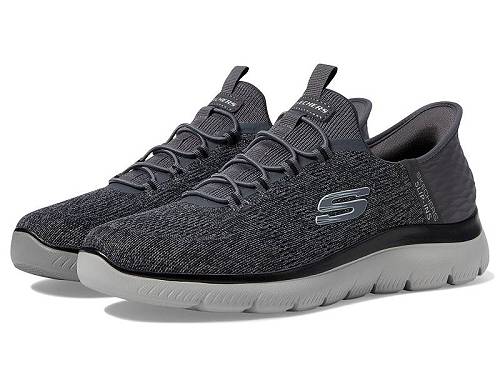 送料無料 スケッチャーズ SKECHERS メンズ 男性用 シューズ 靴 スニーカー 運動靴 Summits Key Pace Hands Free Slip-In - Charcoal/Black