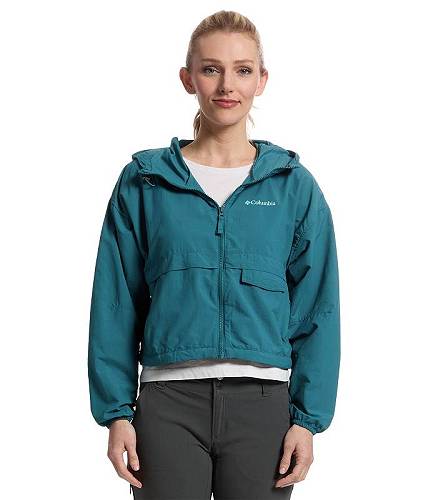 送料無料 コロンビア Columbia レディース 女性用 ファッション アウター ジャケット コート ジャケット Spire Valley(TM) Cropped Windbreaker - River Blue