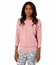 送料無料 Lisette L Montreal レディース 女性用 ファッション セーター Ellie Organic Cotton Front Pocket Sweater - Brandied Apricot