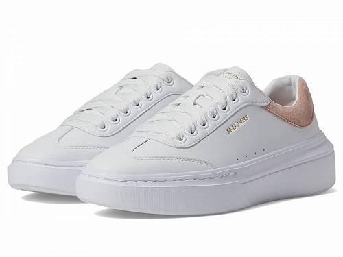 送料無料 スケッチャーズ SKECHERS レディース 女性用 シューズ 靴 スニーカー 運動靴 Court Classics Cordova Classic - Best Behavio - White/Pink