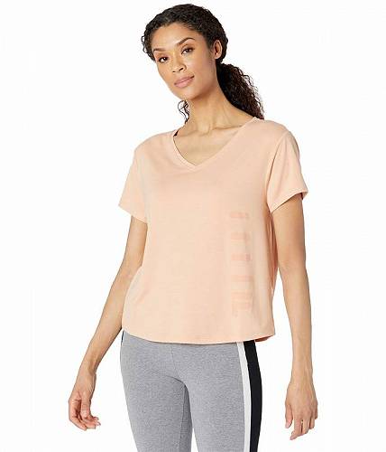 送料無料 フィラ Fila レディース 女性用 ファッション Tシャツ Desma Boxy Tee - Almost Apricot