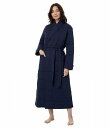 送料無料 Skin レディース 女性用 ファッション パジャマ 寝巻き バスローブ Sierra Cotton Duvet Robe - Blue Ink