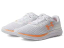 送料無料 アンダーアーマー Under Armour レディース 女性用 シューズ 靴 スニーカー 運動靴 Charged Impulse 3 - White/White/Orange Tropic