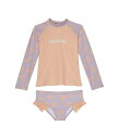 送料無料 リップカール Rip Curl Kids 女の子用 スポーツ・アウトドア用品 キッズ 子供用水着 Low Tide Long Sleeve UV Set (Toddler/Little Kids) - Lilac