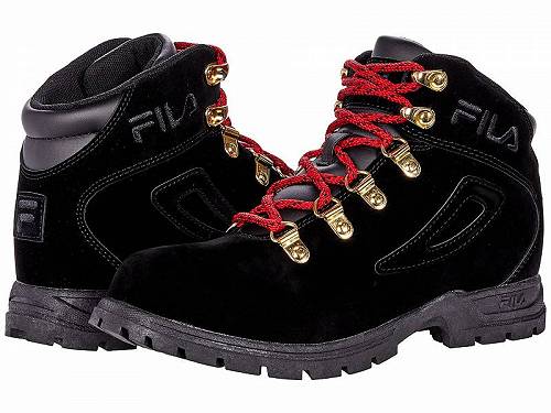 楽天グッズ×グッズ送料無料 Fila Kids 男の子用 キッズシューズ 子供靴 ブーツ Diviner FS （Little Kid/Big Kid） - Black/Fila Red/Black