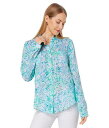  [s[bc@[ Lilly Pulitzer fB[X p t@bV {^Vc Sea View Button-Down - Surf Blue Soleil It On Me