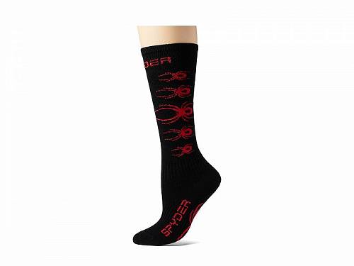 送料無料 スパイダー Spyder Kids 男の子用 ファッション 子供服 ソックス 靴下 Bug Liner Socks (Little Kid/Big Kid) - Black